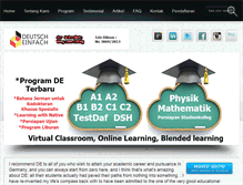 Tablet Screenshot of deutscheinfach.com